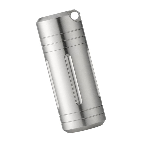 Light Weight Stainless Steels Pills Organizers Pocket Pills Box Travel Container for Medication Storage