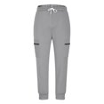 thumbnail image 4 of Men's Cargo Pants Causal Workout Joggers Stretch Sweatpants Hiking Drawstring Sweat Pants with Multi Pockets, 4 of 4