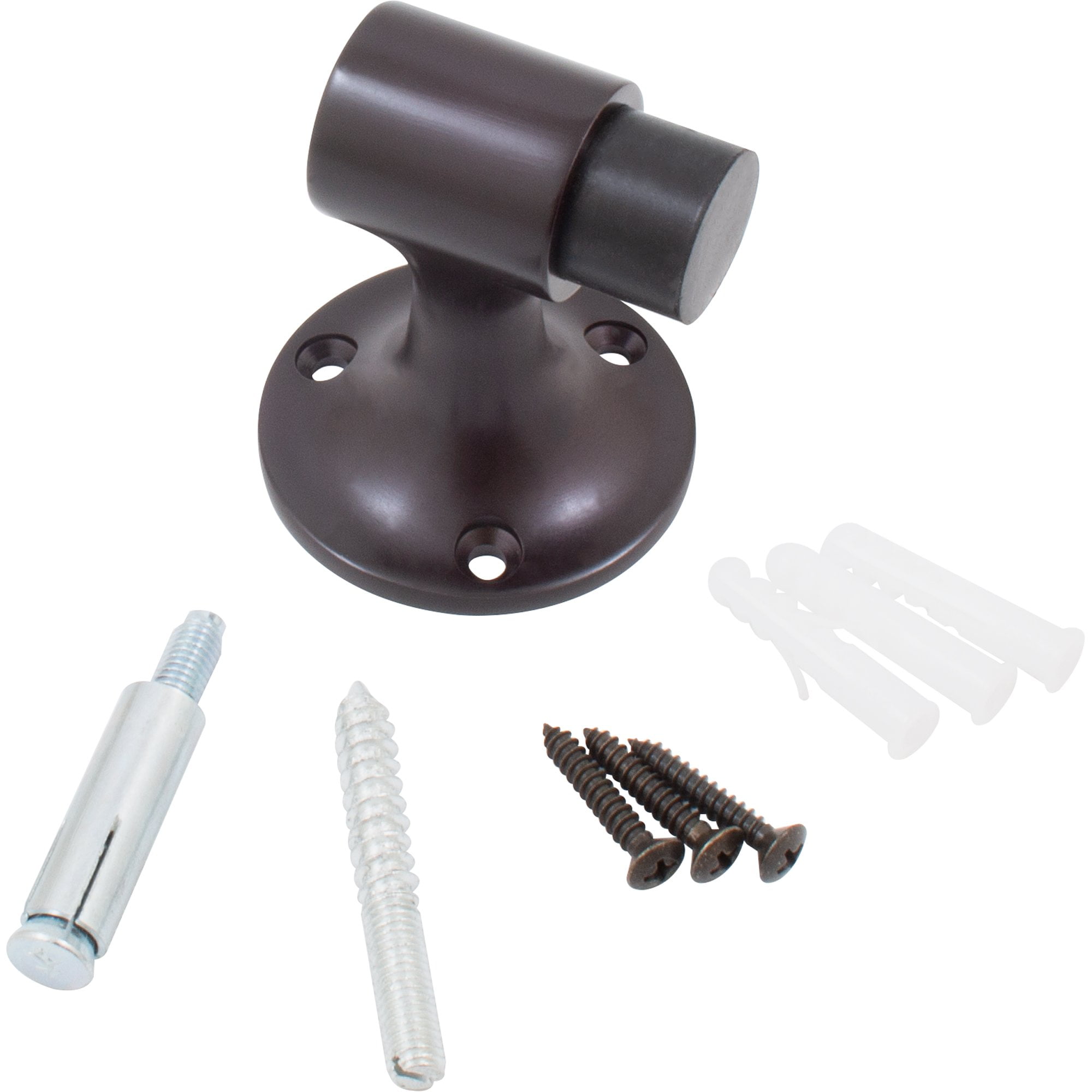 Heavy Duty Floor Door Stop, 3 Inches, Polished Brass by Stone Harbor Hardware