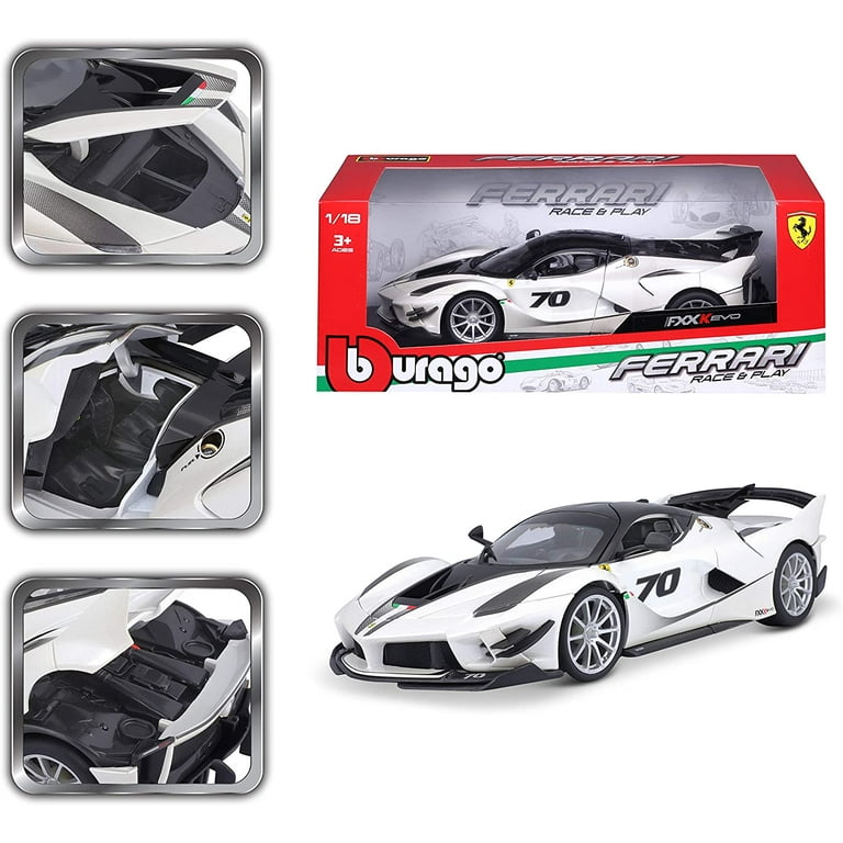 Bburago Diecast Model Car - 1/18 Ferrari R&P Fxx K Evo 18-16012