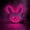 Pink, variant on LED Light Up Scary Bunny Mask, Plush Glowing Bloody Rabbit Mask for Halloween Cosplay Party
