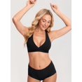 thumbnail image 4 of Sostén MOMANDA sin varillas para lactancia y dormir, estilo racerback, negro, talla XL, 4 of 5