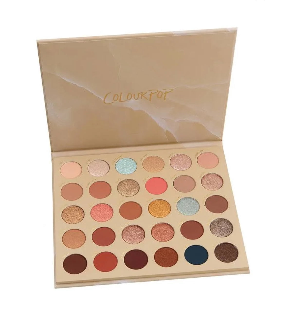 ColourPop YOU'RE GOLDEN Eyeshadow Palette Mega Matte Metallic Semi-Sparkle