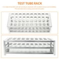 thumbnail image 3 of KAKOWELY 1pc Laboratory Test Tube Stand Aluminum Test Tube Rack Test Tube Holder,9.69"X3.94"X3.35", 3 of 5