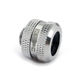 thumbnail image 2 of XSPC G1/4" to 10mm ID, 14mm OD Rigid Tubing Fitting, Chrome, 8-pack, 2 of 9