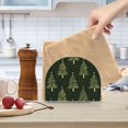 thumbnail image 2 of Yayeee Napkin Holder for Table Kitchen Paper Tissue Organization, Hand Drawn Christmas Trees, 2 of 8