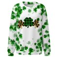 thumbnail image 4 of VBARHMQRT Sweat-Shirt pour Femmes Graphique Imprimés de la Saint-Patrick Manches Longues Col Rond T-Shirt Haut, 4 of 5