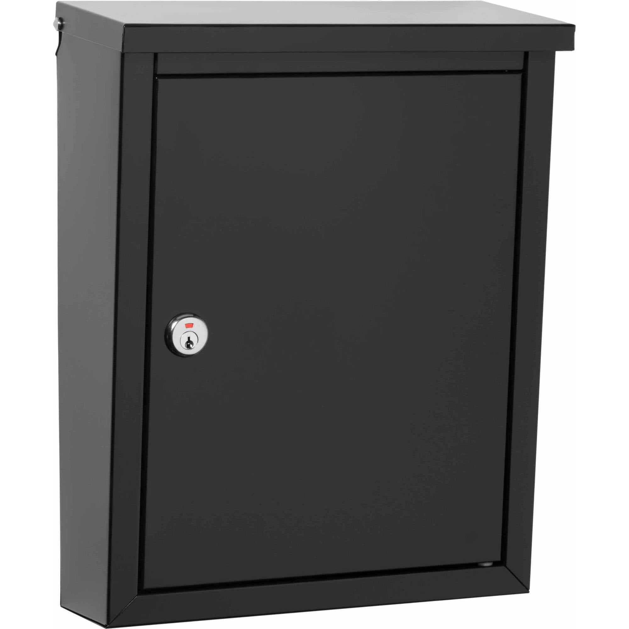 Architectural Mailboxes Chelsea Locking Wall Mount Mailbox, Black