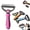 Pink, variant on 2026 New Double-Sided Deshedding Dematting Tool, Undercoat Rake for Dogs & Cats, Extra-Wide Dog Grooming Brush & Deshedder Comb for Long Hair ,orange