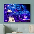 thumbnail image 2 of HFDF Canvas Prt Wall Art Vibrant Rabow Light DJ Mixg Board Music struments Photography Realism Decorative Concert Multicolor Scenic Fun Pop Art for Livg Room, Bedroom, Office - 24x20inch Framed, 2 of 5