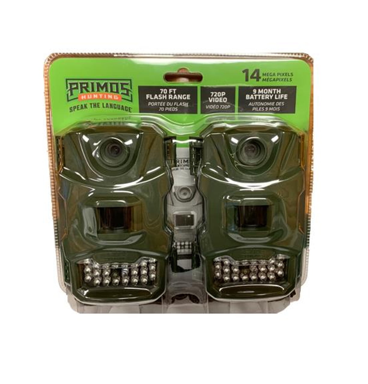 Primos 119220CT2 Green 14mp Photo 720P Video Trail Cameras (2 Pack