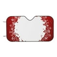 thumbnail image 7 of Balery Winter Christmas Snowflake Windshield Sun Shade, Car Front Window Sunshade Cover ,Automotive Interior Portected Blocks Uv Rays For Car Pickup Truck Suv Accessories- Small, 7 of 7