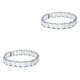 thumbnail image 1 of Minnieouse de cerámica Brazaletes de eslabones de acero inoxidable Estilo simple Mujeres Hombres Joyería Brazalete de 12 mm de ancho con hebilla Type1 NO1, 1 of 6