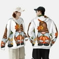 thumbnail image 5 of Picia Gnomes In Autumn Women's Men's UPF 50+ Sun Protection Hoodie Shirt Long Sleeve SPF Fishing Outdoor UV Hiking Lightweight Shirts-Medium, 5 of 9