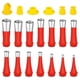 thumbnail image 1 of 20 Pcs Caulking Nozzle, Reusable Stainless Steel Silicone Caulking Finisher Set, Caulking Tool Kit Sx, 1 of 5