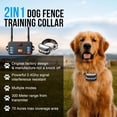 thumbnail image 2 of Valla para perros inalámbrica y collar de entrenamiento para exteriores 2 en 1, valla para perros segura y eficaz con vibración/descarga eléctrica, control de alcance ajustable,, 2 of 9
