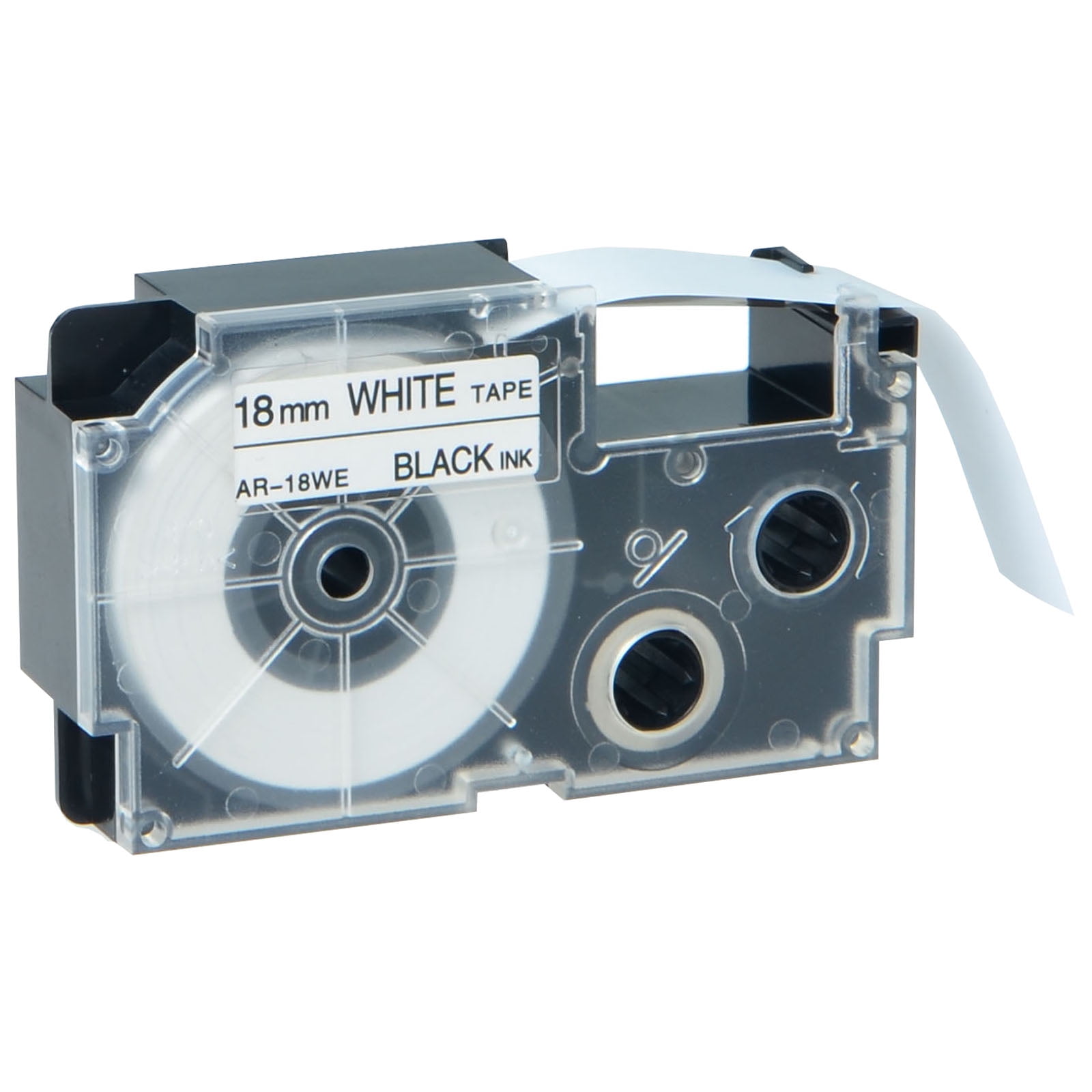 1PK Compatible Casio XR12WE Black on White Label Tape for EZ KL60