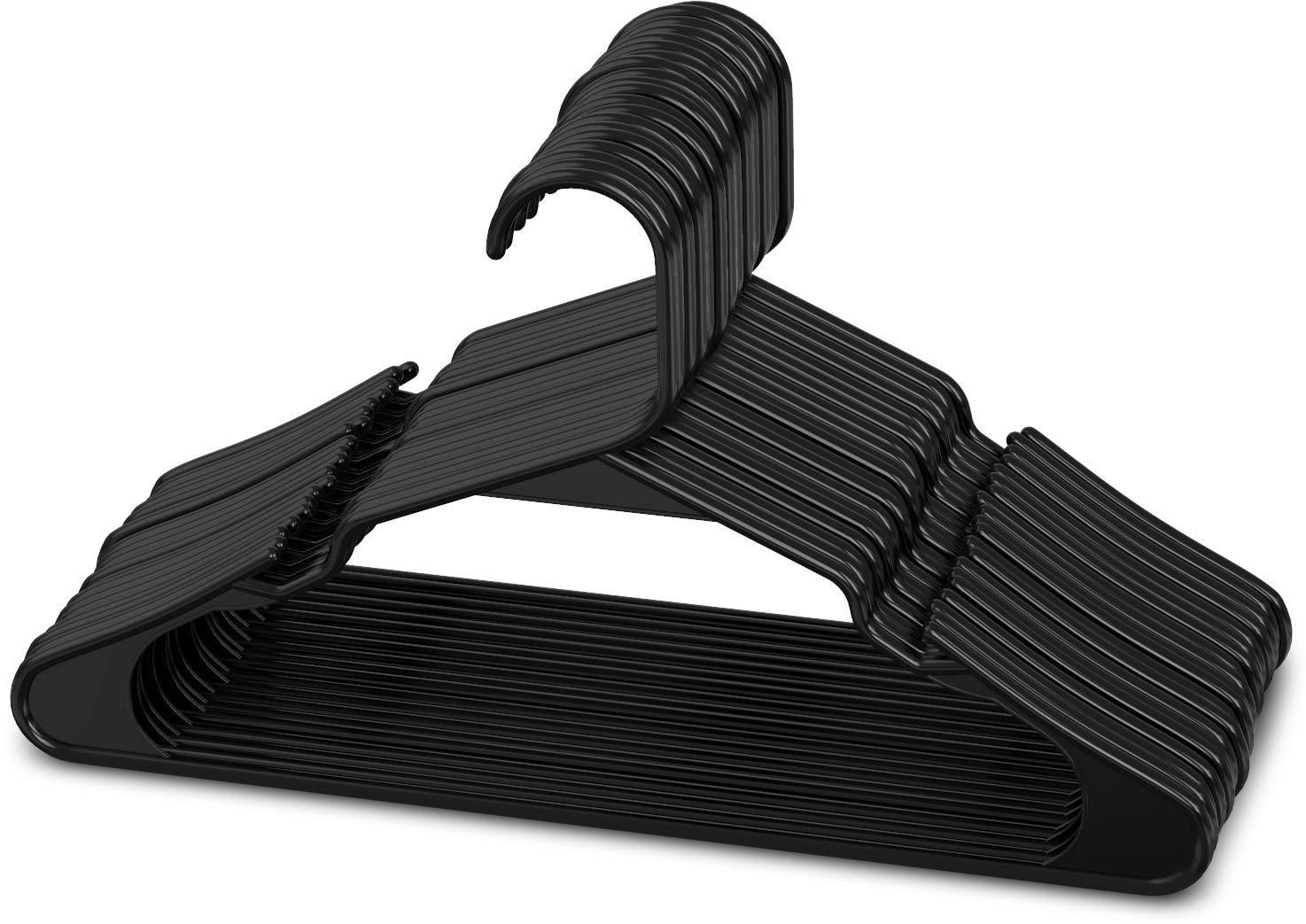 Sharpty Plastic Clothing Notched Hangers Ideal for Everyday Standard