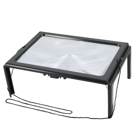 hands free magnifier illuminated magnifier reading magnifying glass