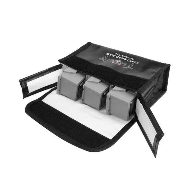 Yeacher Sac de Rangement pour Batterie LiPo de Remplacement pour DJI MAVIC AIR 2 Drone Portable Sécurité