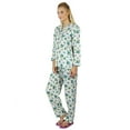 thumbnail image 3 of Bimba Women Rayon Night Wear Pajama Set Printed Full Sleeve Shirt with Pyjamas, 3 of 5