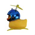 thumbnail image 3 of Pato Decorativo Amarillo Con Casco Cromado Azul, 3 of 4