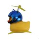 thumbnail image 3 of Pato Decorativo Amarillo Con Casco Cromado Azul, 3 of 4