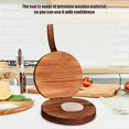 thumbnail image 2 of Pressed Dumpling Wrapper, Wooden Tortilla Press, Pancake Mold, 2 of 5