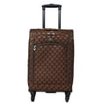 thumbnail image 4 of Pemberly Row Traditional Polyester 5-Piece Spinner Luggage Set in Brown, 4 of 6