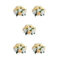 thumbnail image 2 of Ruiboury Exquisite And Elegant Fake Flower Ball Arrangement Bouquet For Beautiful Home Decor Rose Props champagne 5Set, 2 of 6