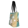 thumbnail image 3 of Kdxio Starfish And Seashell On The Summer Beach Women Reusable Grocery Bags Foldable Ripstop,Reusable Shopping Bags for Shopping,Gym,Gift, 3 of 7
