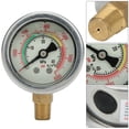 thumbnail image 3 of Vacuum Gauge, M10x1 Tooth 1/8NPT Back Thread Digital Vacuum Gauge Shockproof Rugged Construction Luminous  for 40MPA High Pressure Inflator, 3 of 8