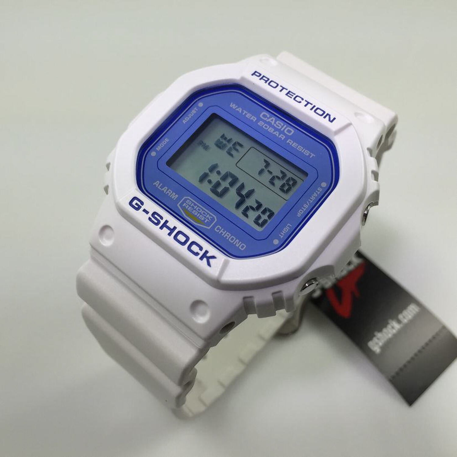 G-Shock Classic Digital White Mens Watch DW5600WB-7CR G-Shock Classic Digital White Mens Watch DW5600WB-7CR