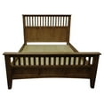 thumbnail image 2 of Crafters and Weavers Craftsman Mission Solid Wood King Bed with Slats in Walnut, 2 of 2