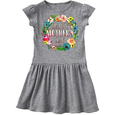 

Inktastic Happy Mother s Day- flowers Gift Toddler Girl Dress