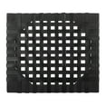 thumbnail image 5 of SAFAVIEH Capri Leather Woven Counter Stool with Footrest, Black, 5 of 7