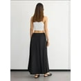 thumbnail image 4 of Mid-Rise Maxi Skirt with Drawstring, 4 of 5
