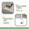 thumbnail image 6 of WLIVE Dresser for Bedroom with 5 Drawers, Wide Bedroom Dressers with Drawer Organizers, Chest of Drawers, Fabric Dresser for Living Room, Closet, Hallway, Light Grey, 6 of 8