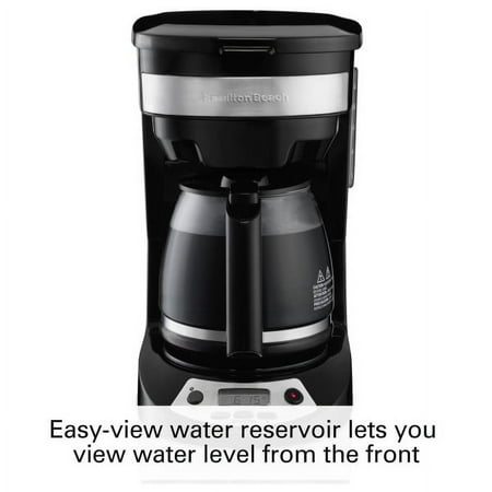 Hamilton Beach - 12-Cup Coffee Maker - Black