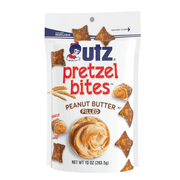 Utz Peanut Butter Filled Salted Pretzel Bites, 2-Pack 10 oz. Re-sealable Pouch