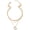 Gold, variant on Boho Layered Paperclip Choker Necklaces for Women Chunky 14K Gold Stackable Chain Link Necklaces Circle Pendant Necklaces Jewelry Gifts