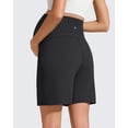 thumbnail image 5 of G4Free EverGoing Maternity Athletic Shorts with Pockets Over The Belly Drawstring Casual Pregnancy Shorts Yoga Workout, 5 of 8