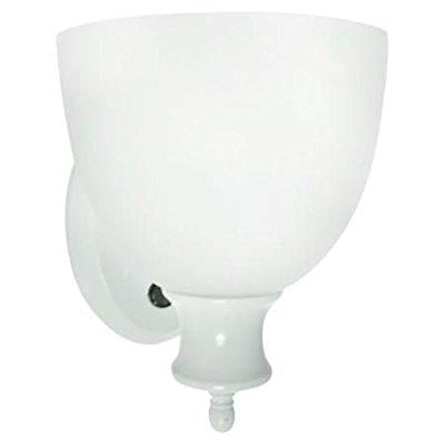 efficient lighting interior wall sconce lighting fixture with built-in switch, energy star qualified