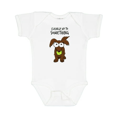 

Inktastic Clearly Up to Something-long Haired Dachshund Gift Baby Boy or Baby Girl Bodysuit