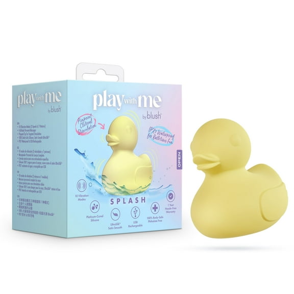 Blush Play With Me Splash Silicone Vibrator Adult Sex Toy