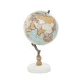 thumbnail image 2 of Marble Globe Deco 79, color verde azulado con base de mármol, 18 x 18 x 28 cm, 2 of 6