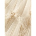 thumbnail image 5 of Michellecmm Women Layered Tulle Long Skirt, Fashion High Waist Solid Color Frill Trim Ruffle Midi Skirt, 5 of 6