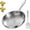 26cm/10.23in, variant on 12" Pure Titanium Frying Pan, Hammered Lightweight Cookware, Oven & Induction Compatible