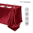 thumbnail image 4 of Maplenight Premium Solid Color Glossy Satin Tablecloth – Customizable for High-end Hotels, Banquets & Weddings Red, 4 of 5