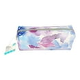 thumbnail image 1 of Pen+Gear Blue Floral Pencil Pouch, 1 of 2